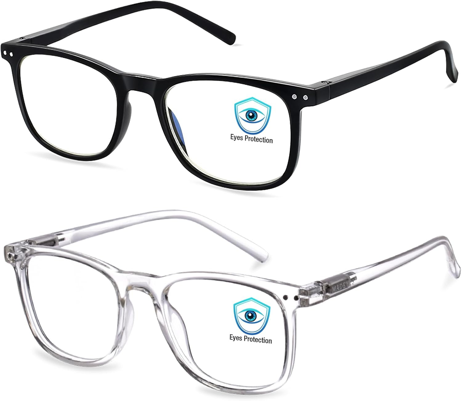 Blue Light Glasses for Men & Women,Gaming Glasses Anti-Glare UV400 Protection,Blue Light Blocking to Relieve Eye Strain