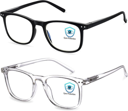 Blue Light Glasses for Men & Women,Gaming Glasses Anti-Glare UV400 Protection,Blue Light Blocking to Relieve Eye Strain